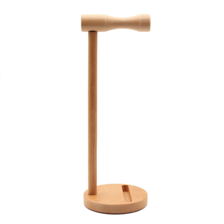 Espositore per cuffie da tavolo in legno