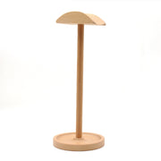 Espositore per cuffie da tavolo in legno