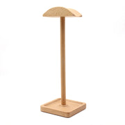 Espositore per cuffie da tavolo in legno