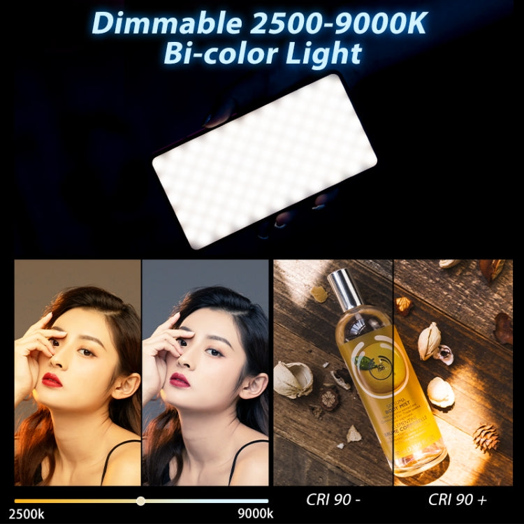 Ulanzi VIJIM VL200 200 LED 2500-9000K Luce di riempimento a doppia temperatura di colore, VIJIM VL200
