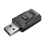 T7 4 in 1 Bluetooth 5.0 Adattatore audio per ricezione trasmissione USB, T7 4 In 1