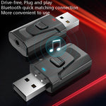 T7 4 in 1 Bluetooth 5.0 Adattatore audio per ricezione trasmissione USB, T7 4 In 1