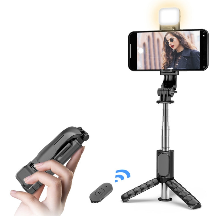 Mini Selfie Stick Selfie Bluetooth multifunzionale integrato, specifica:, Q11S 76cm With Fill Light, Q10S 70cm With Fill Light, Q11 74CM Without Fill Light, Q10 68CM Without Fill Light