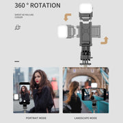 Mini Selfie Stick Bluetooth con Luce Integrata 70-76cm