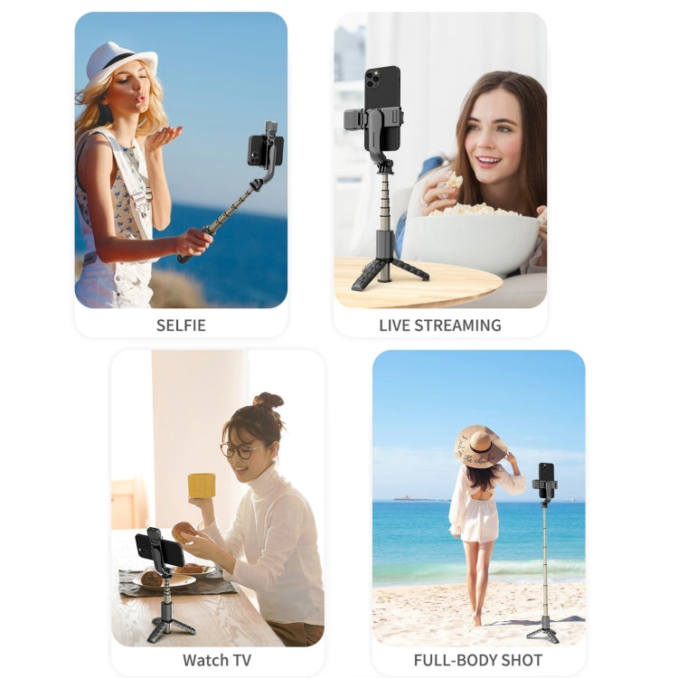 Mini Selfie Stick Bluetooth con Luce Integrata 70-76cm