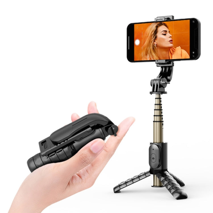 Mini Selfie Stick Bluetooth con Luce Integrata 70-76cm