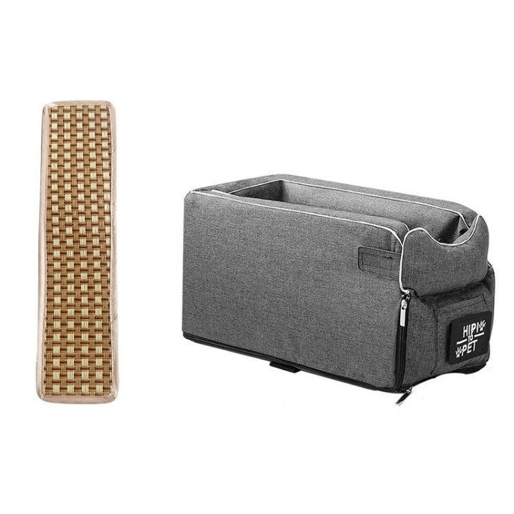 Cuscino per letto portatile per animali domestici con sedile di controllo centrale per auto, Oval + Beige, Square + Gray, Rubber + Pink, Yellow Bear+Handle, Yellow bear+Handle+Upper Cover, Gray+Handle, Gray+Handle+Upper Cover, Oval Beige+Summer Mat    ...