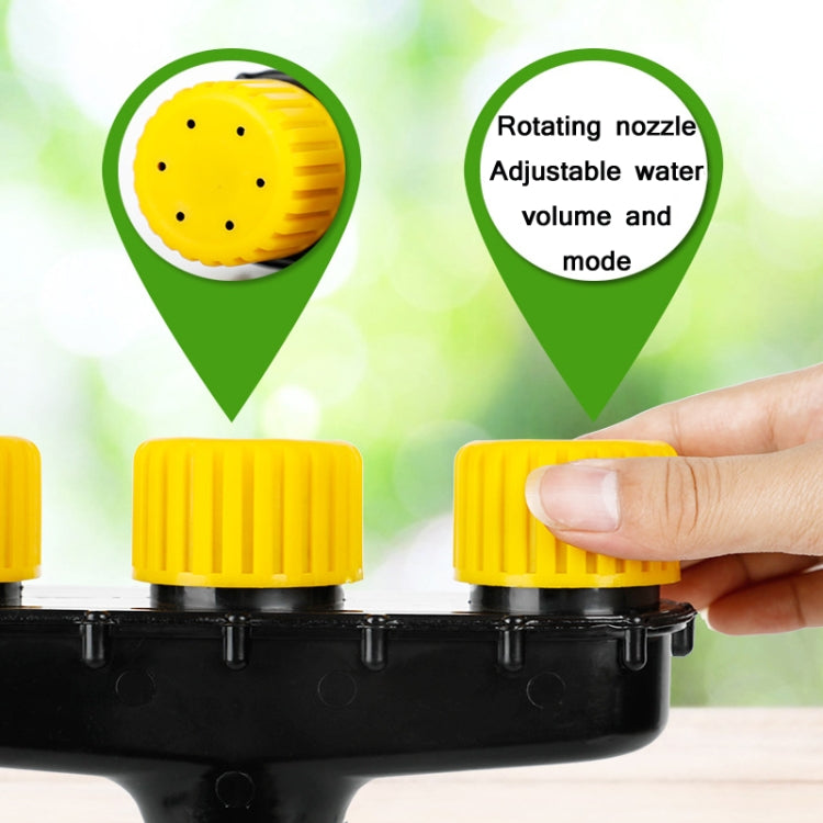 Ugello per irrigatore per irrigazione a più teste da giardinaggio DKSSQ, specifica:, 3 Head with 1 inch/1.2 inch Interface, 3 Head With 1.5 inch Interface, 4 Head With 1 inch/1.2 inch Interface, 4 Head With 1.5 inch Interface                           ...