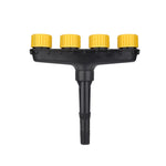 Ugello per irrigatore per irrigazione a più teste da giardinaggio DKSSQ, specifica:, 3 Head with 1 inch/1.2 inch Interface, 3 Head With 1.5 inch Interface, 4 Head With 1 inch/1.2 inch Interface, 4 Head With 1.5 inch Interface                           ...