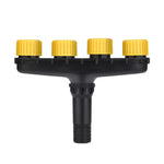 Ugello per irrigatore per irrigazione a più teste da giardinaggio DKSSQ, specifica:, 3 Head with 1 inch/1.2 inch Interface, 3 Head With 1.5 inch Interface, 4 Head With 1 inch/1.2 inch Interface, 4 Head With 1.5 inch Interface                           ...