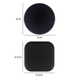 20 PCS Pad in silicone anticollisione silenzioso per maniglia della porta, 5cm Round White, 5cm Round Black, 5cm Round Gray, 5cm Round Pink, 5cm Round Green, 4.5cm Square Gray, 4.5cm Square Pink, 4.5cm Square Green, 4.5cm Square White, 4.5cm Square Black