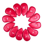 Copri cappello per canna da golf 12 in 1, Black Litchi, Red Tabby, Purple Tabby, White Small Crossgrain