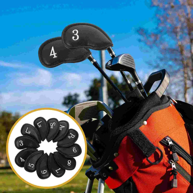 Copri cappello per canna da golf 12 in 1, Black Litchi, Red Tabby, Purple Tabby, White Small Crossgrain