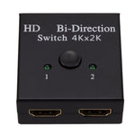 ZHQ010 Switch HDMI bidirezionale intelligente da 2 a 1 uscita, ZHQ010