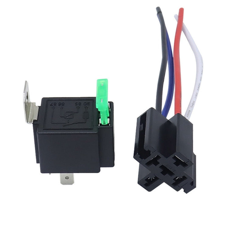 5 set JD2912 relè per auto a 4 pin con fusibile, 12V, 24V