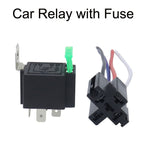 5 set JD2912 relè per auto a 4 pin con fusibile, 12V, 24V