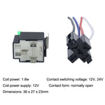 5 set JD2912 relè per auto a 4 pin con fusibile, 12V, 24V
