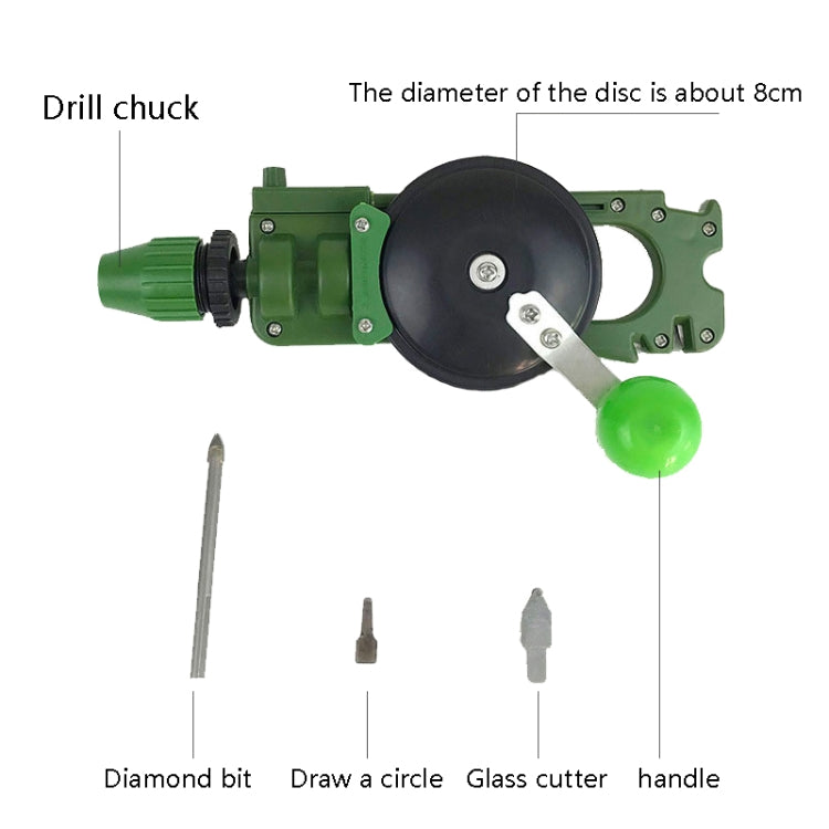 Perforatrice a mano in vetro temperamatite manuale per uso domestico, Hand-Operated Hole Puncher