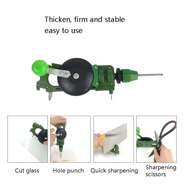 Perforatrice a mano in vetro temperamatite manuale per uso domestico, Hand-Operated Hole Puncher