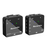 Mini microfono wireless con collare per interviste