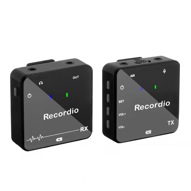 Mini microfono wireless con collare per interviste