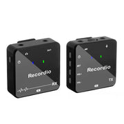 Mini microfono wireless con collare per interviste