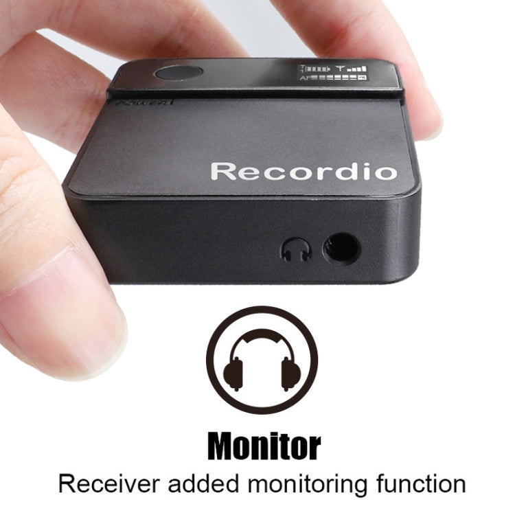 Mini microfono wireless con collare per interviste
