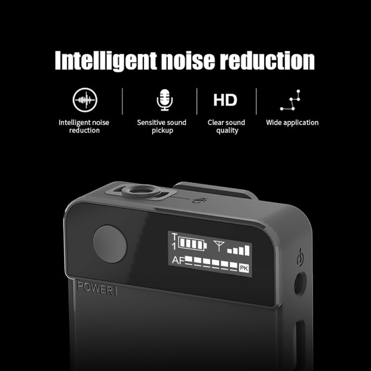 Mini microfono wireless con collare per interviste