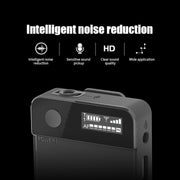 Mini microfono wireless con collare per interviste