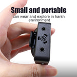 Mini microfono wireless con collare per interviste