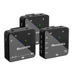 Mini microfono wireless con collare per interviste