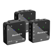 Mini microfono wireless con collare per interviste