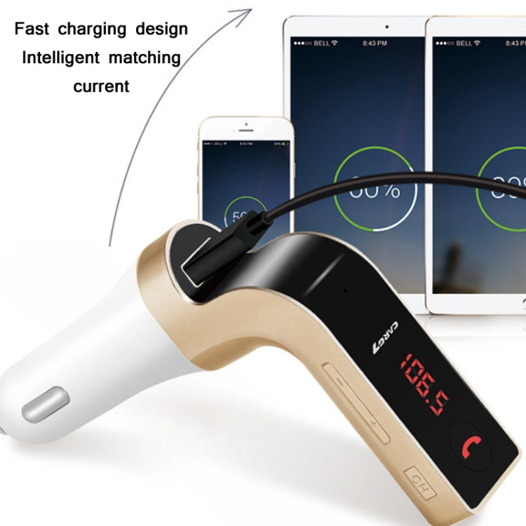 Lettore FM Bluetooth vivavoce per auto G7 MP3, G7 Gold, G7 Silver, G7 Black, G7 Pink, G7 Rose Gold