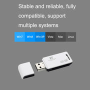 5 PC FB FB-360 Lettore di schede per computer USB 2 in 1, White, Black