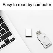 5 PC FB FB-360 Lettore di schede per computer USB 2 in 1, White, Black