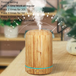 Purificatore d'aria USB per aromaterapia a grana di legno STB-105, Light Wooden Grain, Dark Wooden Grain