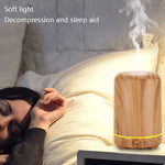 Purificatore d'aria USB per aromaterapia a grana di legno STB-105, Light Wooden Grain, Dark Wooden Grain