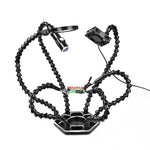 Stazione di saldatura per lente d'ingrandimento con lampada LED a sei ganasce con ventola, N-SS6LMF-BK9, N-SS6LF-BK9
