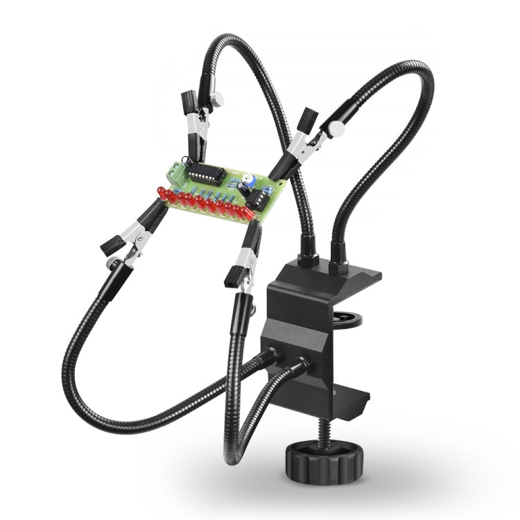 Stazione di saldatura per riparazione digitale PCB a quattro artigli, SN4B-BK9 Black, SN4B-SY2 Silver, SN4B Black Tube Silver Clip
