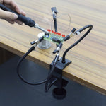 Stazione di saldatura per riparazione digitale PCB a quattro artigli, SN4B-BK9 Black, SN4B-SY2 Silver, SN4B Black Tube Silver Clip