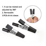 Stazione di saldatura per riparazione digitale PCB a quattro artigli, SN4B-BK9 Black, SN4B-SY2 Silver, SN4B Black Tube Silver Clip
