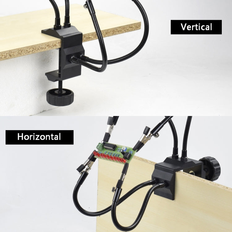 Stazione di saldatura per riparazione digitale PCB a quattro artigli, SN4B-BK9 Black, SN4B-SY2 Silver, SN4B Black Tube Silver Clip
