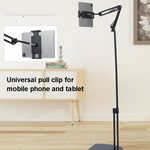 Supporto a sbalzo da pavimento per tablet e smartphone