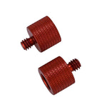 Adattatore a vite da 10 pezzi, 3/8 Female to 1/4 Male  Screw(Black), 3/8 Female to 1/4 Male  Screw(Blue), 3/8 Female to 1/4 Male  Screw(Red), 1/4 Female to 3/8 Male Screw (Black), 1/4 Female to 3/8 Male Screw (Blue), 1/4 Female to 3/8 Male Screw (Red)