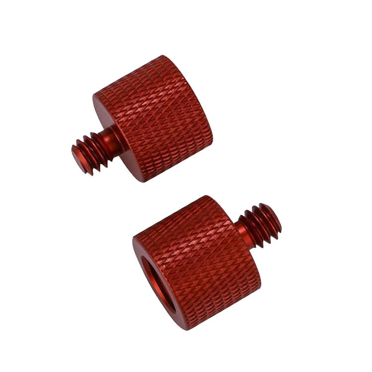 Adattatore a vite da 10 pezzi, 3/8 Female to 1/4 Male  Screw(Black), 3/8 Female to 1/4 Male  Screw(Blue), 3/8 Female to 1/4 Male  Screw(Red), 1/4 Female to 3/8 Male Screw (Black), 1/4 Female to 3/8 Male Screw (Blue), 1/4 Female to 3/8 Male Screw (Red)