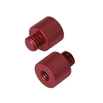 Adattatore a vite da 10 pezzi, 3/8 Female to 1/4 Male  Screw(Black), 3/8 Female to 1/4 Male  Screw(Blue), 3/8 Female to 1/4 Male  Screw(Red), 1/4 Female to 3/8 Male Screw (Black), 1/4 Female to 3/8 Male Screw (Blue), 1/4 Female to 3/8 Male Screw (Red)