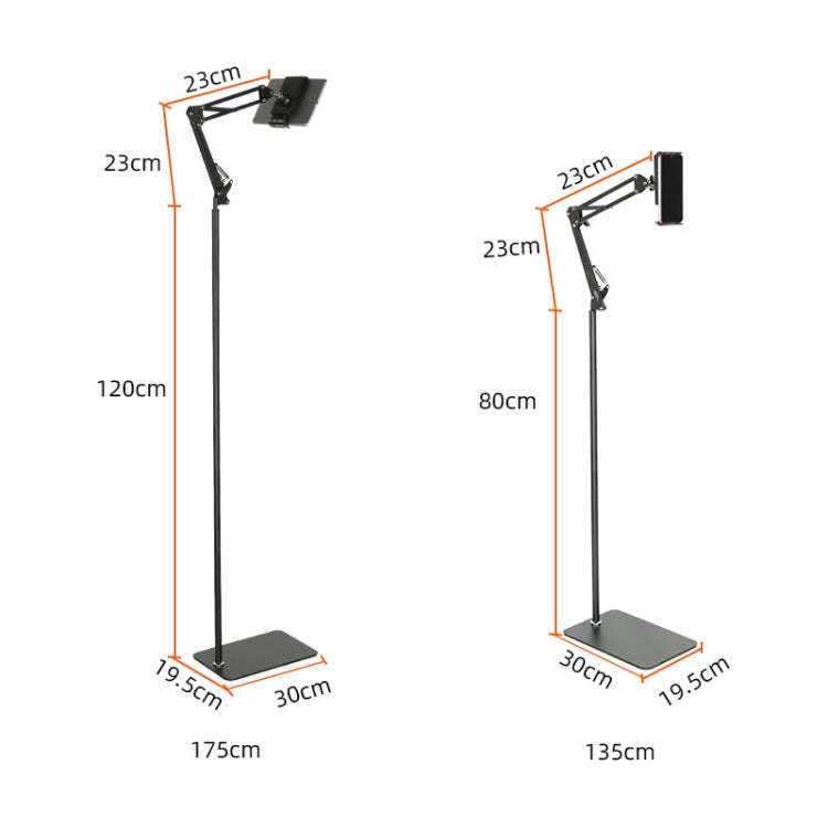 Supporto regolabile per tablet e smartphone 12-20 cm