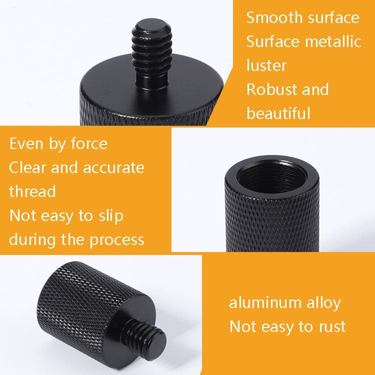 2 viti per adattatore per microfono, F1 5/8-27 Female to 1/4 Male Screw, F10 5/8-27  Female to 3/8 Male Screw