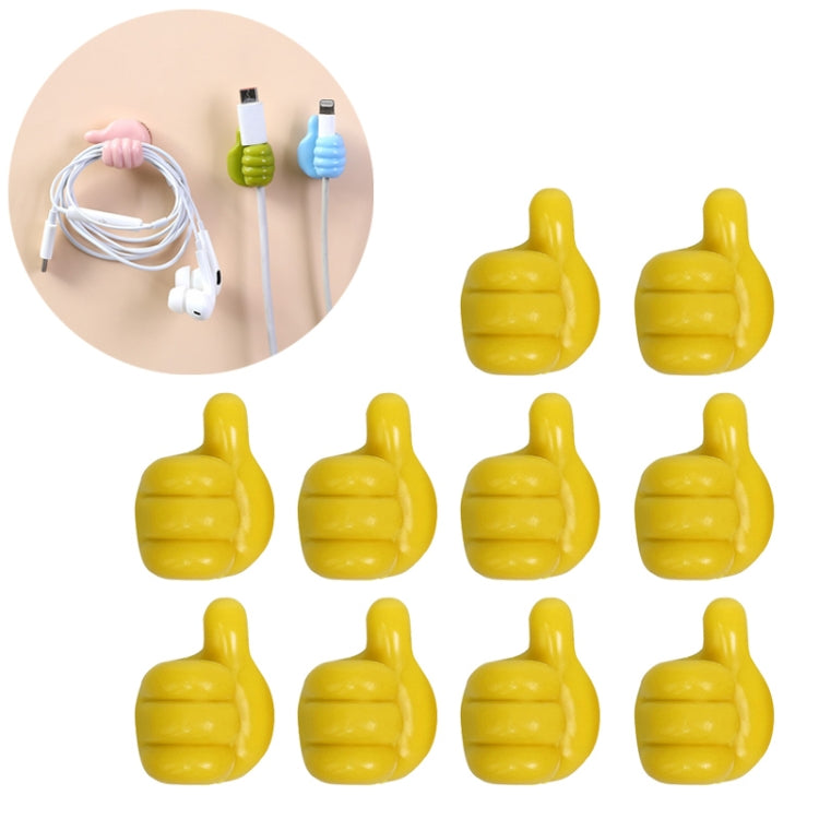 10 PCS Clip Organizzatore Cavi per Casa