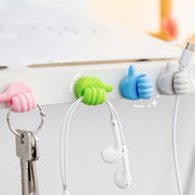 10 PCS Clip Organizzatore Cavi per Casa